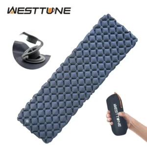 WESTTUNE Camping Sleeping Pad Ultralight Inflatable Mattress Portable Outdoor Air Cushion Sleeping Mat Travel Hiking