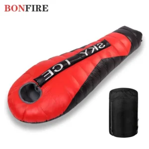 Waterproof Camping Sleeping Bag Winter Goose Down Ultralight Warm Dleeping Bag Portable Outdoor Hiking Travel Down Dleeping Bags